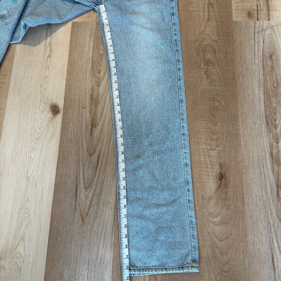 NWT PacSun X Playboy 90s Boyfriend Jeans Back Slash Size 24 Light Wash - Picture 8 of 14